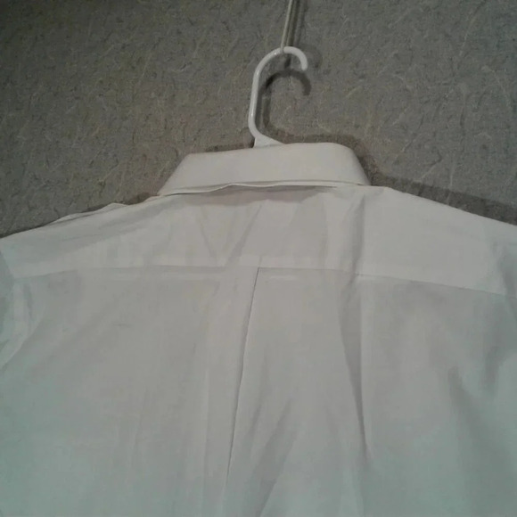 Men's Forsyth White Short Sleeve Dress Shirt NWOT Size  20 - Picture 10 of 12
